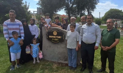 Şehit Köy Korucusu Osman Yurt’un Adı Erzincan’da Parka Verildi