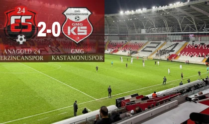 Anagold 24 Erzincanspor, Kastamonuspor’u 2-0 Mağlup Etti