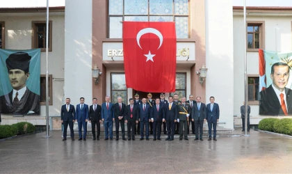 Erzincan Valiliği’nde Tebrikat Kabul Töreni düzenledi