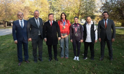 Millî Sporculardan Vali Aydoğdu’ya Ziyaret