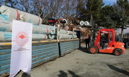 Erzincan’da Seracılığa Naylon Desteği