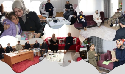 Kaymakam KISA DUMAN’dan Şehit Aileleri ve Vatandaşlara Ziyaret