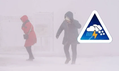 Erzurum, Erzincan ve Bayburt’ta Kuvvetli Kar Yağışı ve Fırtına Uyarısı