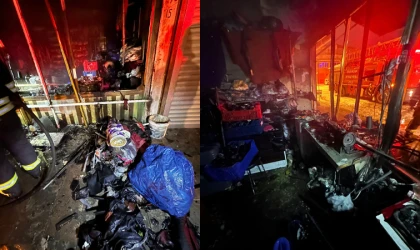 Karaağaç Mahallesi’nde İş Yeri Yangını Korkuttu