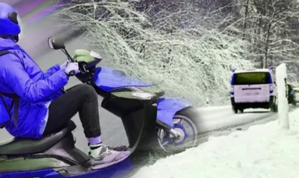 Olumsuz Hava Koşulları Nedeniyle Motokuryelere Trafik Yasağı