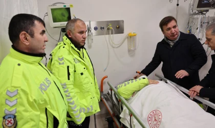 Vali Aydoğdu’dan Yaralı Polis Memurlarına Ziyaret