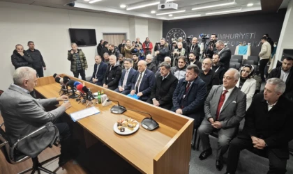 Binali Yıldırım Erzincan Basını İle  Bir Araya Geldi