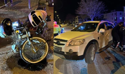 Erzincan’da Motosiklet ile Otomobil Çarpıştı: 1 Yaralı