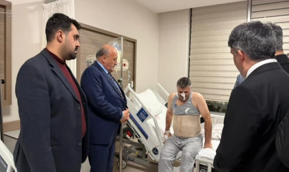 Karaman’dan Gazeteci İsmail Seven’e Geçmiş Olsun Ziyareti