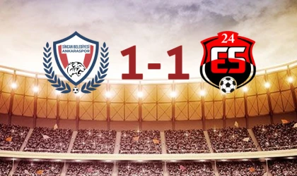 24 Erzincanspor Ankara Deplasmanından 1 Puanla Döndü