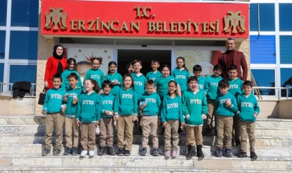 Demirkent TOKİ İlkokulu Öğrencilerinden Belediyeye Ziyaret