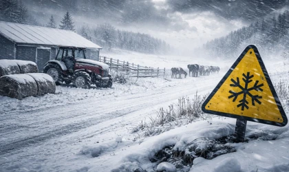 Erzincan ve Çevresine Kar ve Tipi Uyarısı