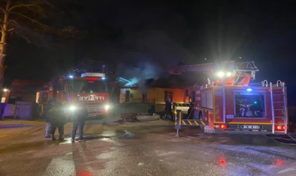 Erzincan’da Yangın Korkuttu