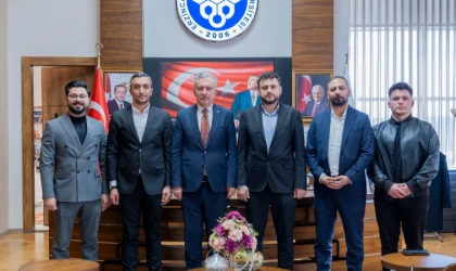 TÜGVA’dan Rektör Prof. Dr. Akın Levent’e Ziyaret