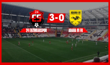 24 Erzincanspor Sahasında Farklı Kazandı: 3-0