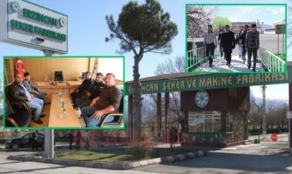Başkan Aksun, Erzincan Makine Fabrikası’nda İncelemelerde Bulundu