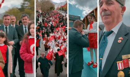 Erzincan’da 23 Nisan Coşkusu Bayrak Yürüyüşüyle Taçlandı
