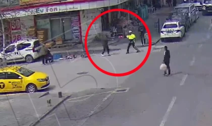 ERZİNCAN’DA DUYGULANDIRAN AN: POLİS MEMURU ÇOCUĞUN BALONUNU YAKALADI