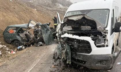 Erzincan–Kelkit karayolunda feci kaza