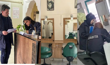 Kuaför ve Güzellik Salonları Denetlendi