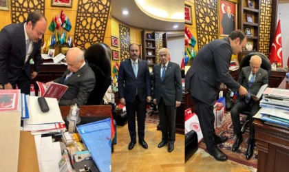 Özarslan’dan Genel Başkan Bahçeli’ye Ziyaret