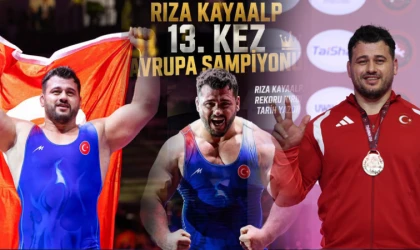 Rıza Kayaalp'in 13. Avrupa Şampiyonluğu