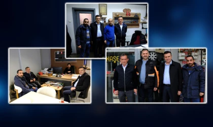 Tanoğlu, Merkez Çarşısı esnafını Ziyaret Etti