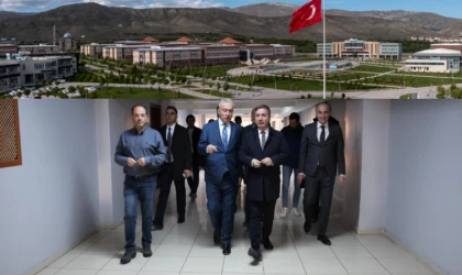 Vali Aydoğdu ve Rektör Levent’ten Üniversite Birimlerinde İnceleme