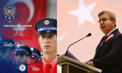 Vali Aydoğdu’dan, Türk Polis Teşkilatının 181. Kuruluş Yıl Dönümü Mesajı