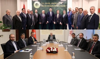 Erzincan Heyetinden Bakan Kurum ve Bakan Işıkhan’a Ziyaret