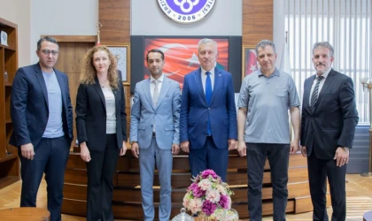 Kıtalararası Turizm Yönetimi Kongresi Ekibinden Rektör Levent’e Ziyaret