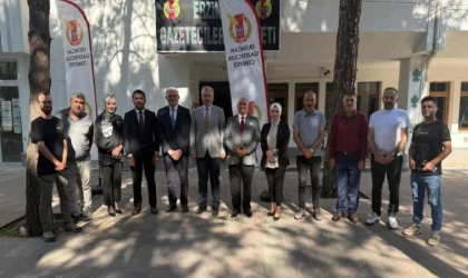 EBYÜ Rektörü Prof. Dr. Akın Levent'ten EGC'ye 24 Temmuz Ziyareti
