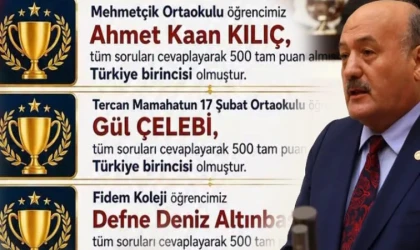 Karaman'dan LGS Türkiye Birincilerine Tebrik