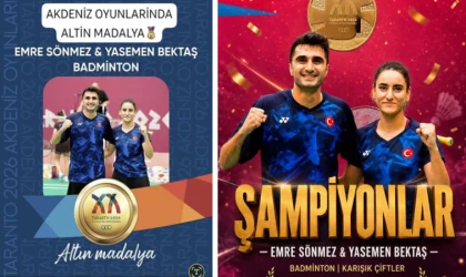 Akdeniz Oyunlarında ŞAMPİYONLUK!