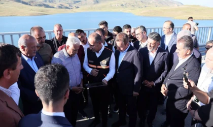 Çayırlı Turnaçayırı Barajı'nda çalışmalar İncelendi