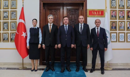 EBYÜ Rektörü Prof. Dr. Ufuk Kuyrukluyıldız’dan Vali Aydoğdu’ya Ziyaret