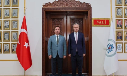 Prof. Dr. Akın Levent’ten Vali Hamza Aydoğdu’ya Veda Ziyareti