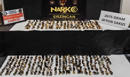 Erzincan'da Uyuşturucu Operasyonu