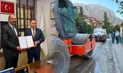 Kemaliye'de Doğalgaz için kazı çalışmaları sürüyor