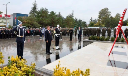 29 Ekim Cumhuriyet Bayramı Çelenk Sunma Töreni Düzenlendi