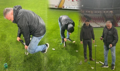 TFF, 13 Şubat Stadyumu Zeminini İnceledi