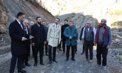 Yağışlardan Zarar Gören Sarıkaya Köyü’nde Çalışmalar sürüyor