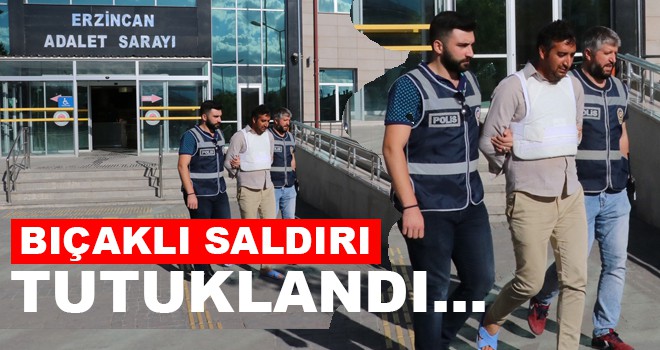 Erzincandaki bıçaklı kavga