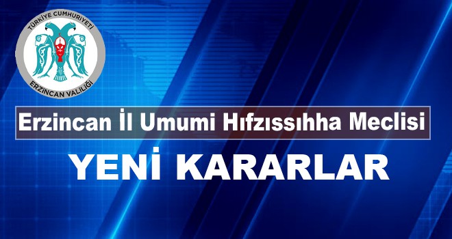 YENİ KARARLAR