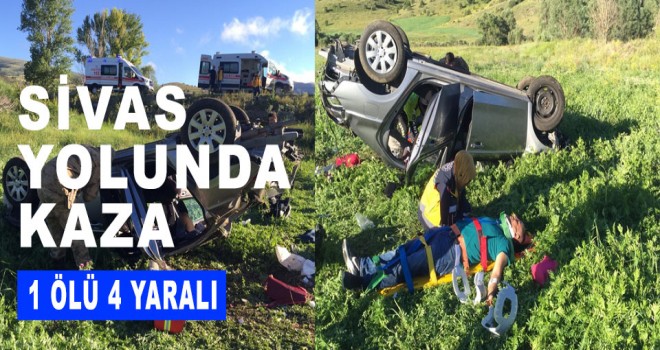 SİVAS YOLUNDA KAZA