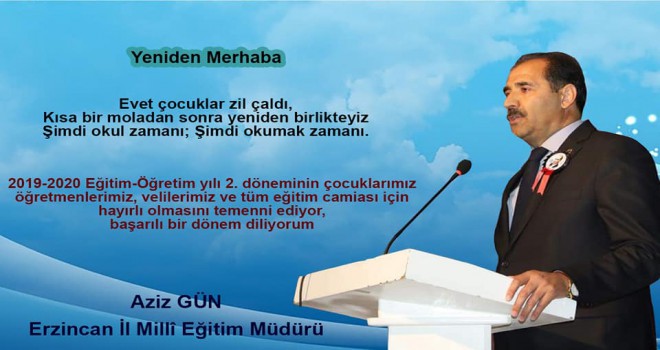 2.DÖNEMİN İLK DERS ZİLİ ÇALDI