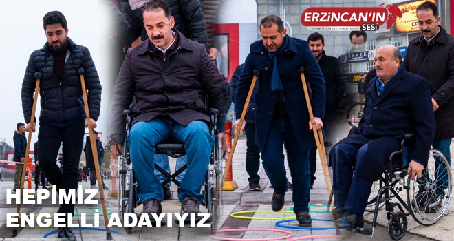 ENGELLİLERİN YAŞADIKLARINA DİKKAT ÇEKTİLER